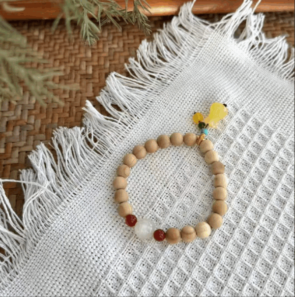 Peach Wood Bracelet – Auspicious & Natural Choice
